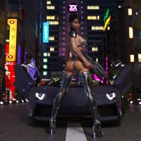 Clare3Dx - Clare: Cyberpunk 2027 4K - 016a