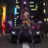 Clare3Dx - Clare: Cyberpunk 2027 4K - 016b