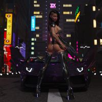 Clare3Dx - Clare: Cyberpunk 2027 4K - 017c