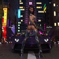 Clare3Dx - Clare: Cyberpunk 2027 4K - 017f