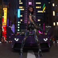 Clare3Dx - Clare: Cyberpunk 2027 4K - 018a